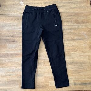 GAP Fit Kids Black Sweatpants with Zipper Details